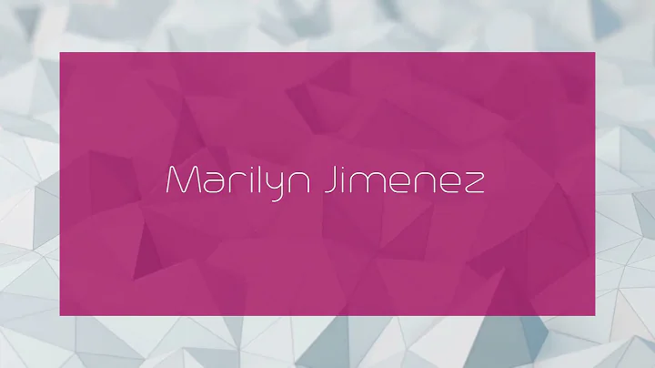Marilyn Jimenez Photo 25
