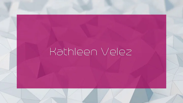 Kathleen Velez Photo 24