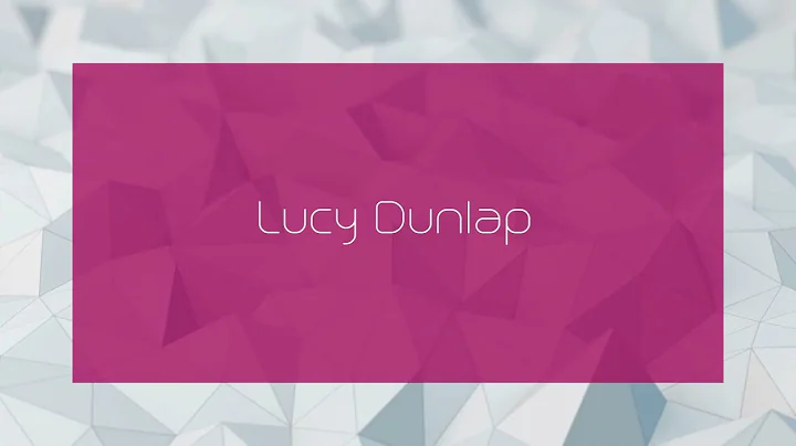 Lucy Dunlap Photo 15