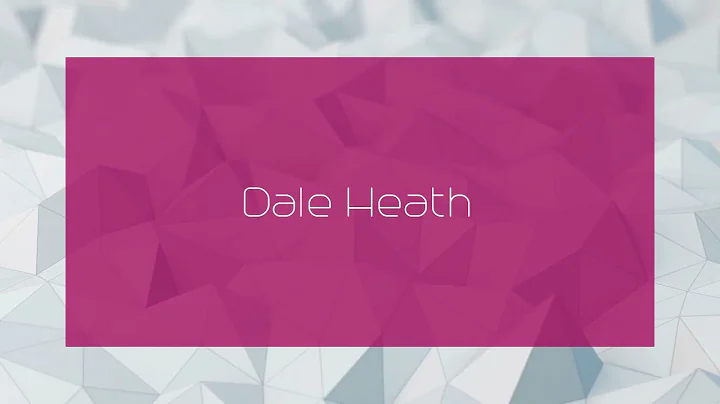 Dale Heath Photo 33