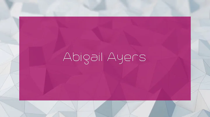 Abigail Ayers Photo 21