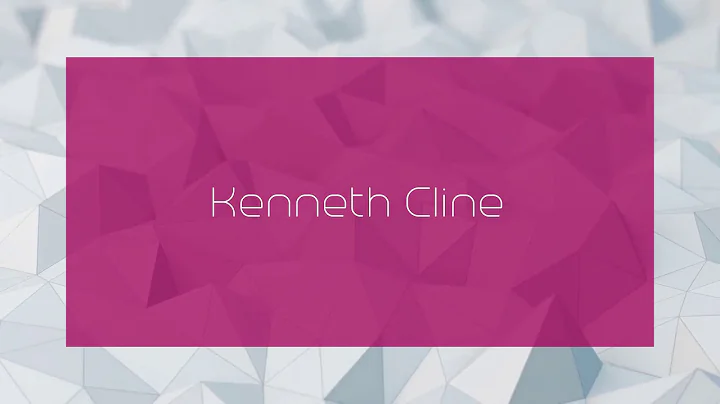 Kenneth Cline Photo 36