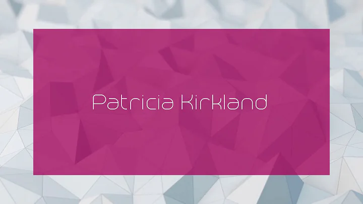 Patricia Kirkland Photo 33