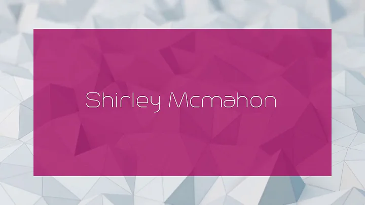 Shirley Mcmahon Photo 33