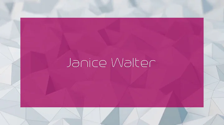 Janice Walter Photo 29