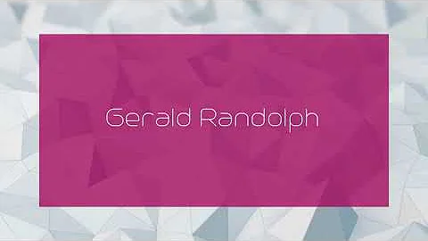 Gerald Randolph Photo 20
