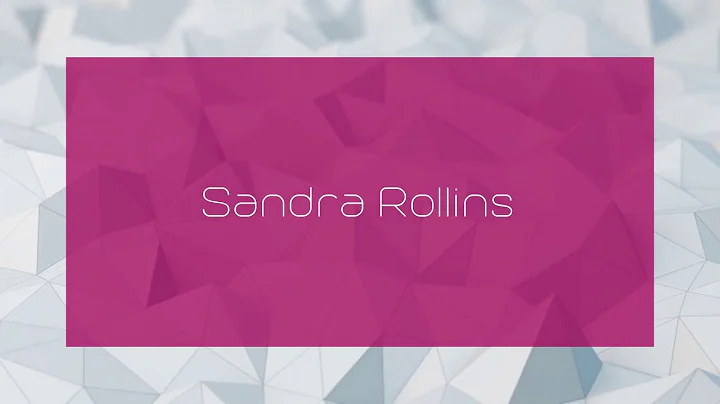 Sandra Rollins Photo 35