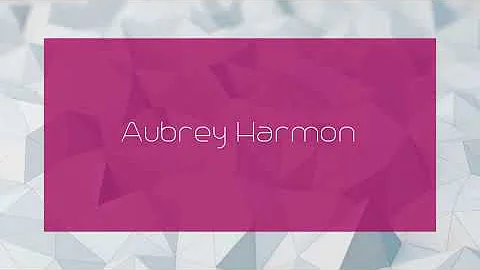 Aubrey Harmon Photo 9