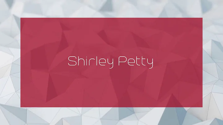 Shirley Petty Photo 19
