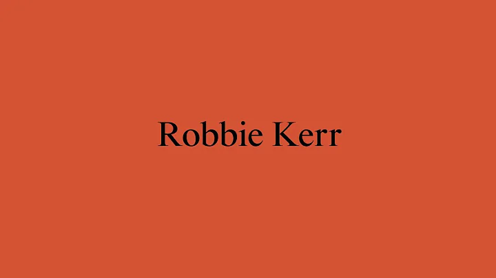 Robbie Kerr Photo 28