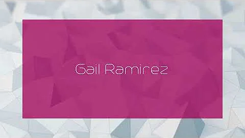 Gail Ramirez Photo 20