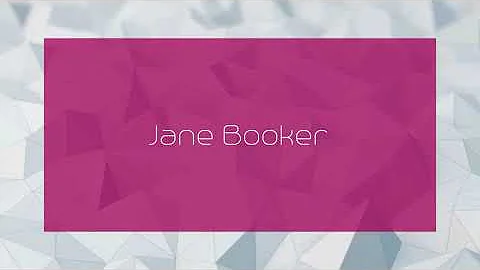 Jane Booker Photo 21