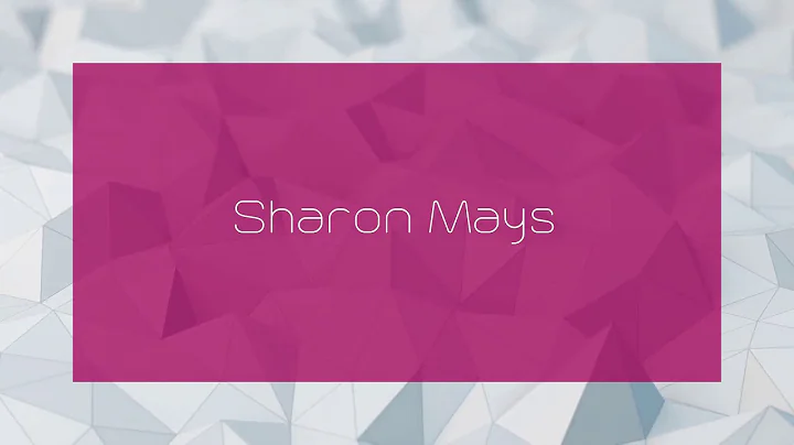 Sharon Mays Photo 32