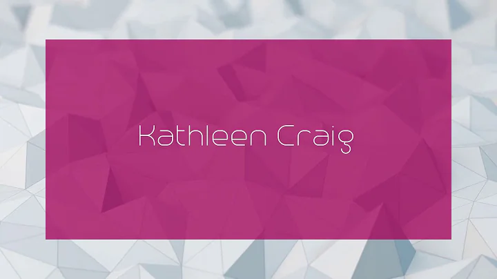 Kathleen Craig Photo 38