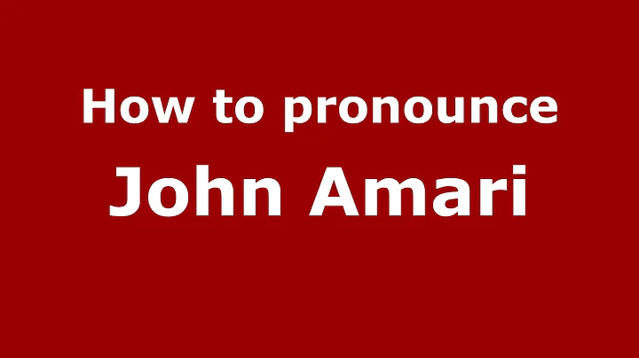 John Amari Photo 12