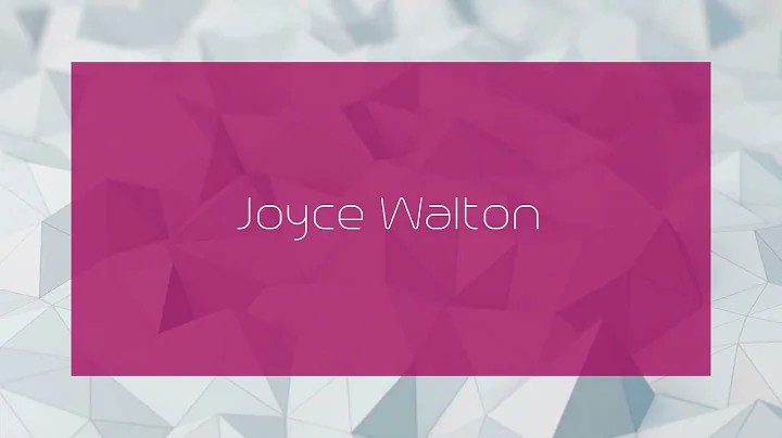 Joyce Walton Photo 30