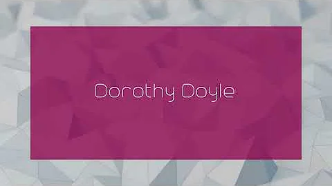 Dorothy Doyle Photo 29