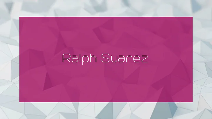 Ralph Suarez Photo 18