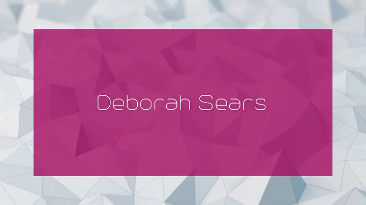 Deborah Sears Photo 19