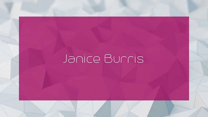 Janice Burris Photo 23