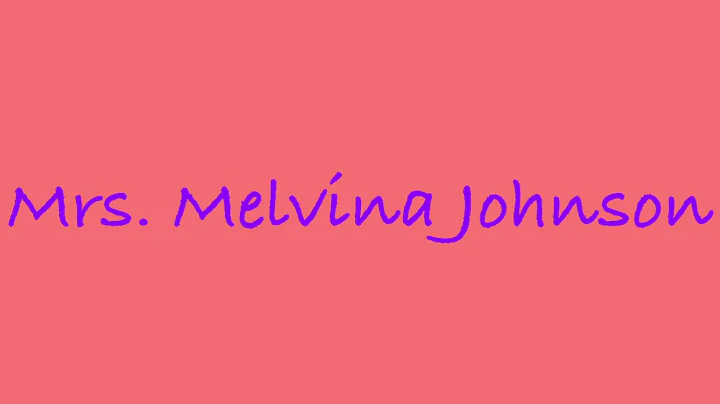 Melvina Johnson Photo 27