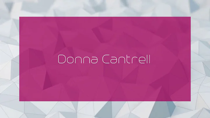 Donna Cantrell Photo 29