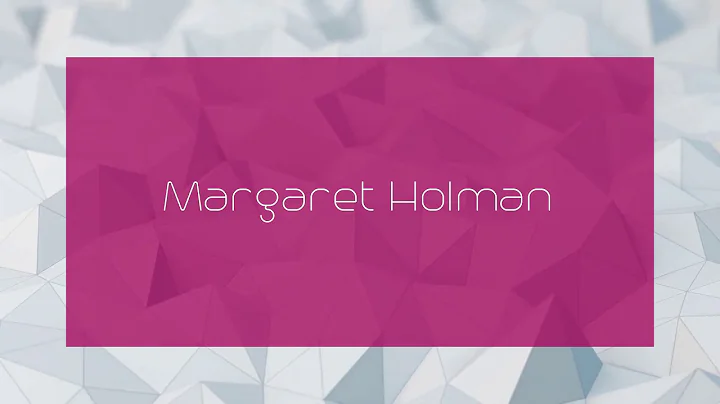 Margaret Holman Photo 23