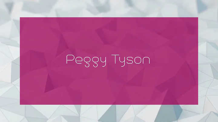 Peggy Tyson Photo 19