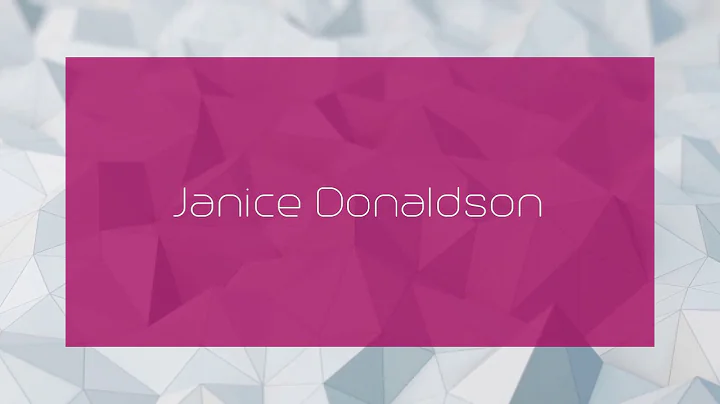 Janice Donaldson Photo 29
