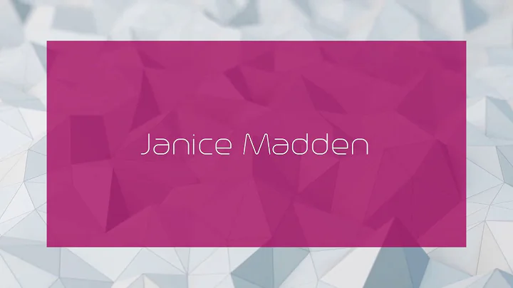 Janice Madden Photo 21