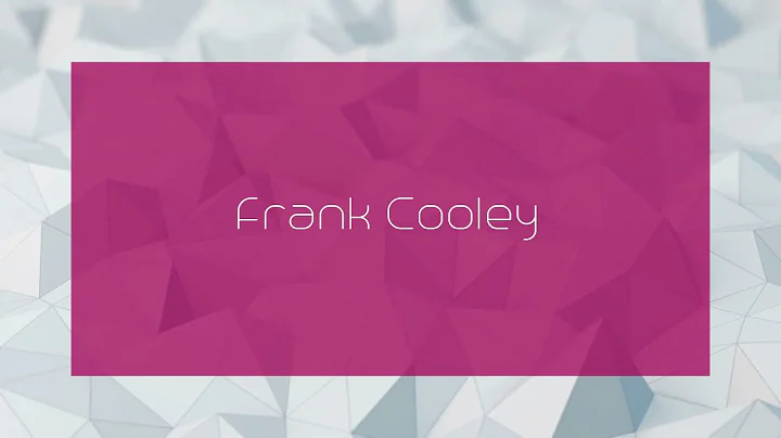 Frank Cooley Photo 32