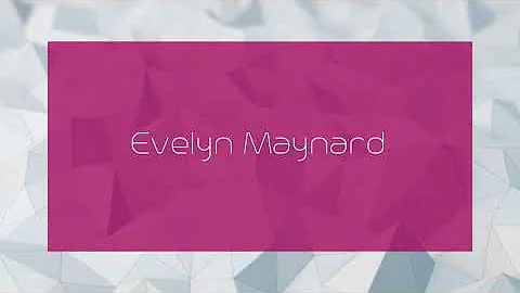 Evelyn Maynard Photo 17