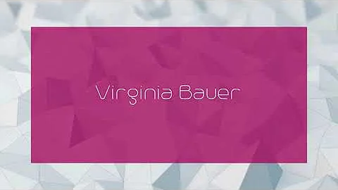 Virginia Bauer Photo 25