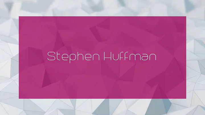 Stephen Huffman Photo 32