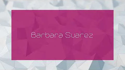 Barbara Suarez Photo 36