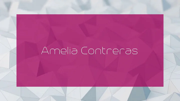 Amelia Contreras Photo 33