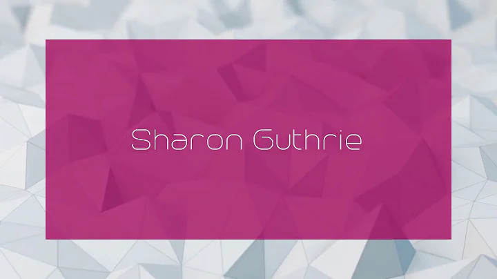 Sharon Guthrie Photo 32
