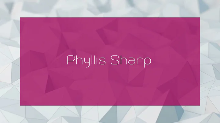 Phyllis Sharp Photo 25