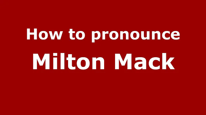 Milton Mack Photo 12