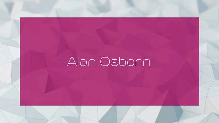 Alan Osborn Photo 36