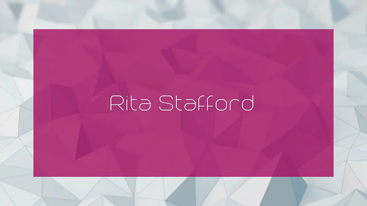 Rita Stafford Photo 20