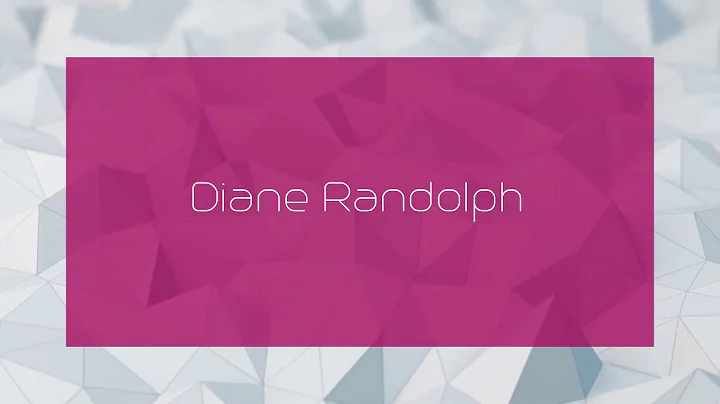 Dianne Randolph Photo 19