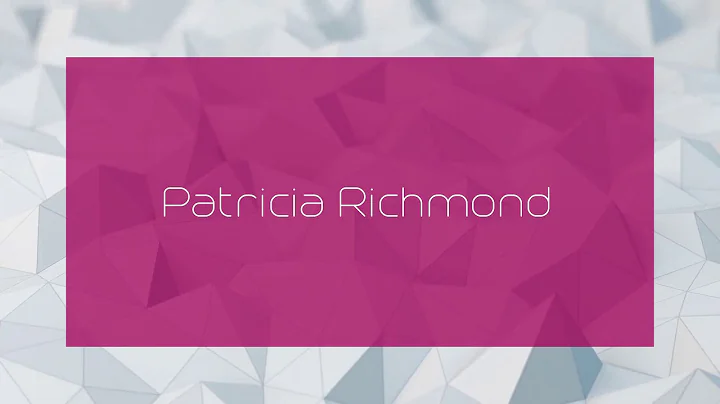 Patricia Richmond Photo 28